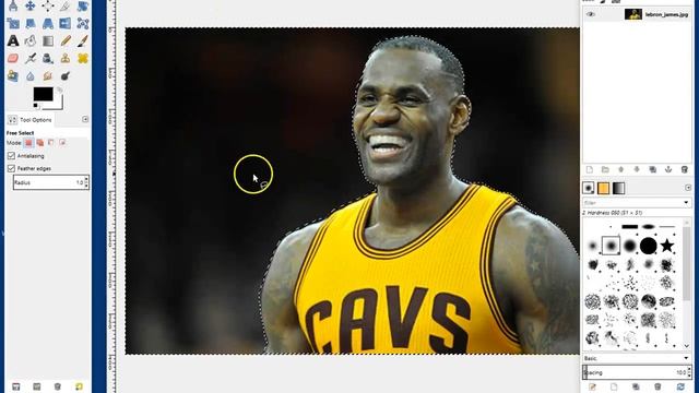 COB- Removing & adding a background on GIMP смотреть онлайн