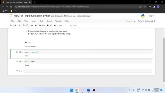 python input function || part - 8 || python tutorial | python | input function смотреть онлайн