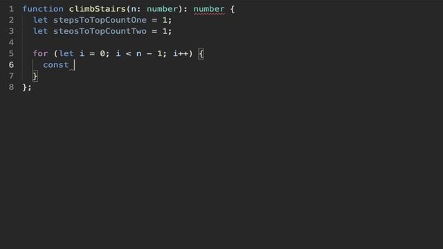 Climbing Stairs - Leet Code 70 - TypeScript смотреть онлайн