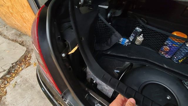 как снять задний бампер Mercedes SLK r171 смотреть онлайн