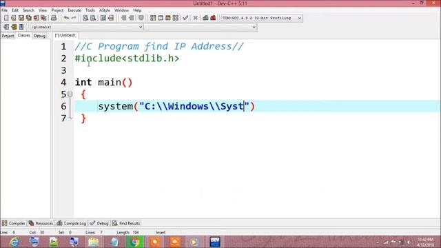 C program to get IP address смотреть онлайн