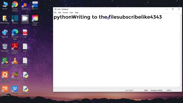 #5.3 File Handling | Writing data to files in Python | write() and wrtielines() functions in Python смотреть онлайн