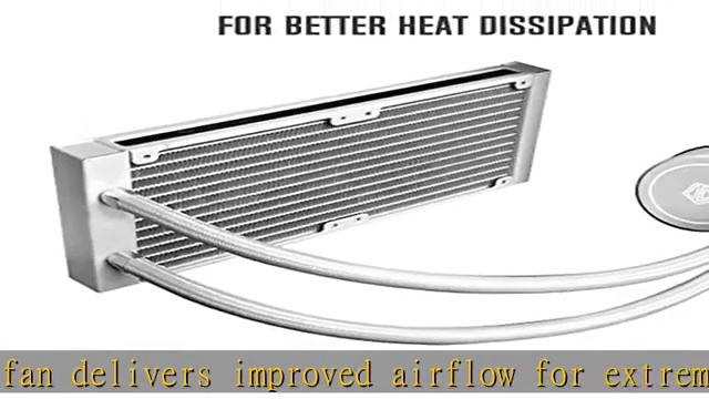 ID-COOLING FROSTFLOW X 240 Snow CPU Water Cooler LGA1700 Compatible AIO Cooler 240mm CPU Liquid Coo смотреть онлайн