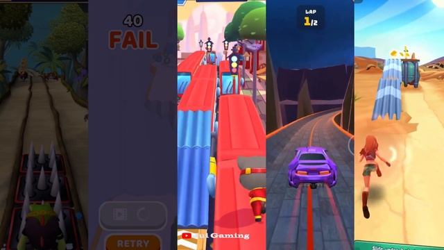 Talking Tom Hero Dash, Race master 3d, jumanji epic run, sonic dash2, Long nick Run~ Squid IMPOSTOR смотреть онлайн