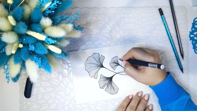 ЦВЕТОК КОСМОСА | СОВРЕМЕННАЯ ЖИВОПИСЬ | РИСУЕМ ЦВЕТЫ | ГРАФИКА и АКВАРЕЛЬ | РИСУЕМ КРАСИВО смотреть онлайн