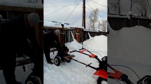 Соединение двух мотоблоков