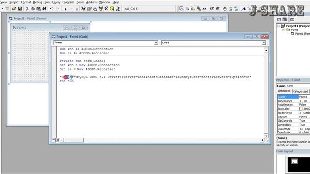 Tutorial Menghubungkan VB6.0 ke MYSQL dengan ADODB смотреть онлайн