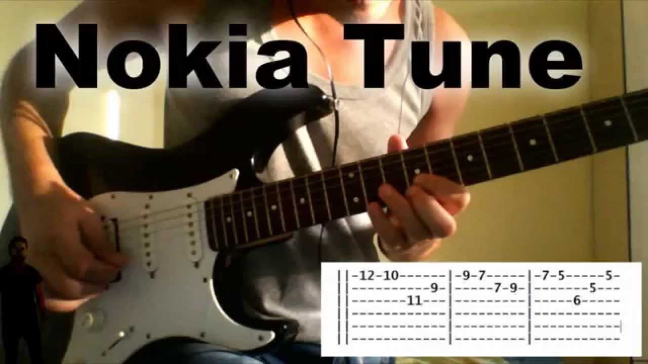 Nokia Tune (with tabs for guitar) мелодия Нокия на гитаре. Как играть. How to play. смотреть онлайн