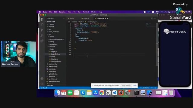 #44-Figma to RN Screen | Mobile Application Development Course (2021) | Urdu/Hindi | Naveed Sarwar смотреть онлайн