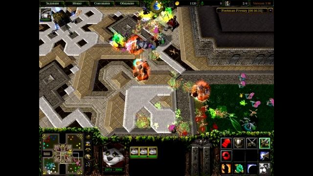 Warcraft 3 Footman Frenzy [Action] гайд для новичков (Pandaren)#3 смотреть онлайн
