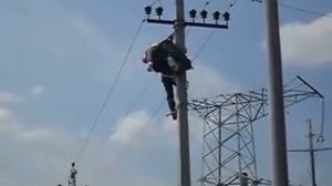 Спасение человека от поражения эл током на ВЛ 10 кВ персоналом Толочинского РЭС