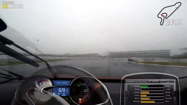 Clio RS Trophy Moments At A Very Wet Nurburgring GP Short - R.S. Monitor Overlay