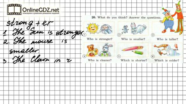 Unit 3 Section 2 Задание №20 - Английский язык "Enjoy English" 4 класс (Биболетова) смотреть онлайн