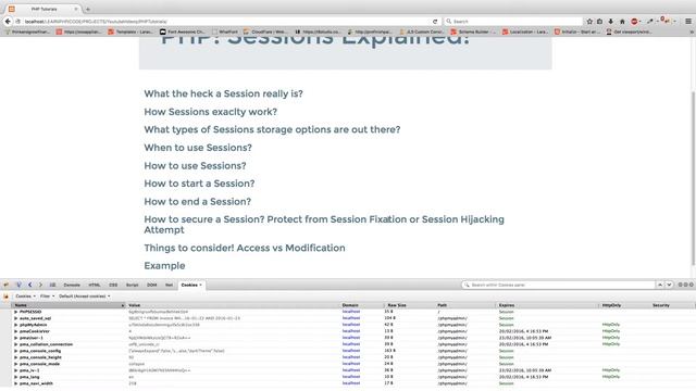 PHP SESSIONS EXPLAINED смотреть онлайн