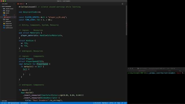 Rust Bevy Tutorial 1/3 - GameDev from Scratch!!! смотреть онлайн