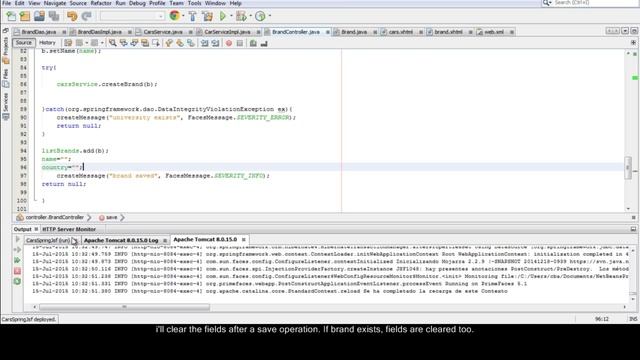 Example with JSF-ViewScoped Primefaces Spring Hibernate Mysql смотреть онлайн