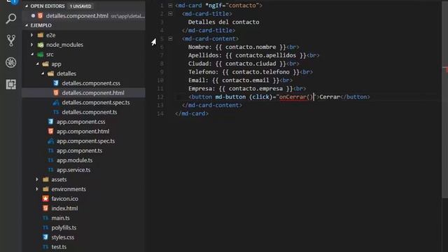 07 Angular & Firebase: Componente para mostrar detalles смотреть онлайн