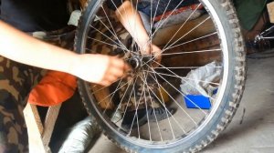 Ремонт велосипеда. Замена оси заднего колеса