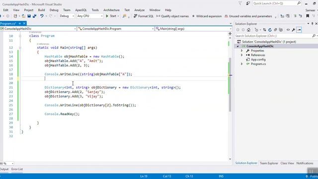 Hashtable vs Dictionary in c# смотреть онлайн