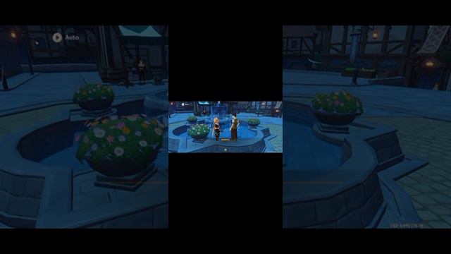 Playing Genshin Inpact