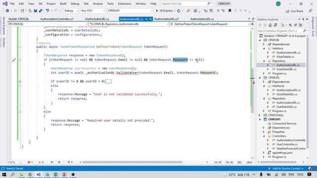 ASP.NET Core 5 WebAPI Authorization | Authentication | Using JWT Token | Microservices | C# | Day8 смотреть онлайн