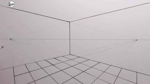 How to Draw a Simple Room using 2-Point Perspective for Beginners смотреть онлайн