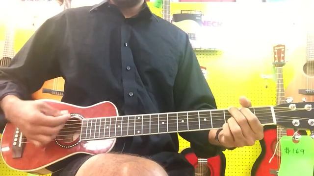 Johnson Acoustic Travel Guitar Demonstration