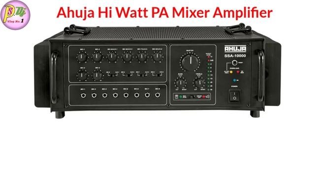 Ahuja 1000 Watt Amplifier Mini Dj Setup Price || Ahuja mini dj sound system review hindi video смотреть онлайн