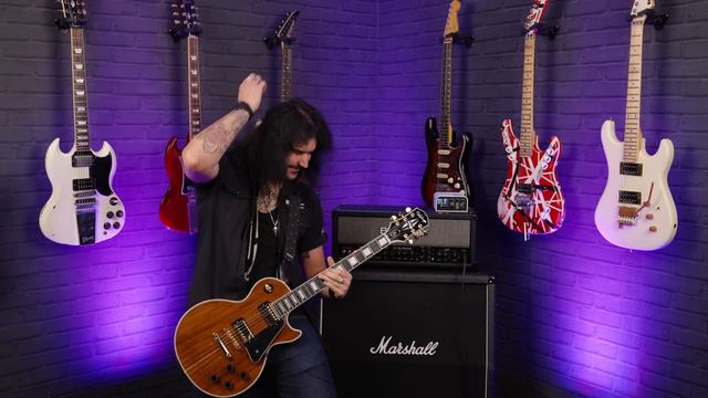 Epiphone KOA Les Paul Custom! - An Already Stunning Guitar Gets An Exotic Wood Makeover! смотреть онлайн