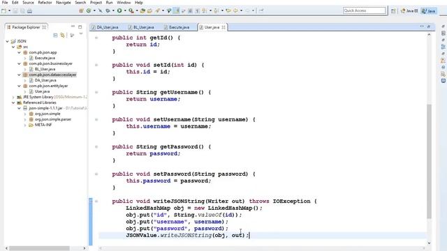 ? JSON JAVA 3: ENCODE Array of Objects to JSON смотреть онлайн