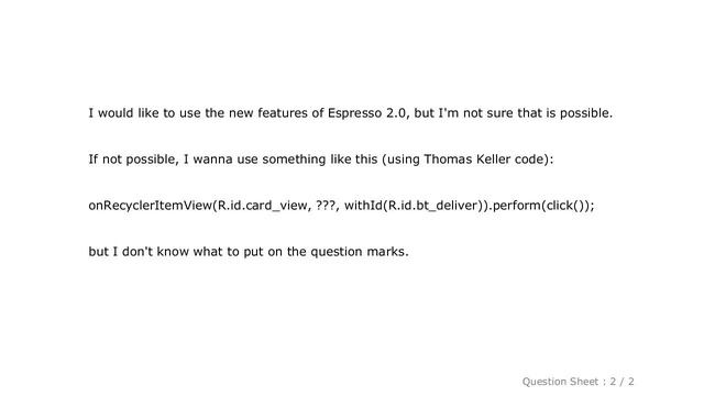 Android : Using Espresso to click view inside RecyclerView item смотреть онлайн