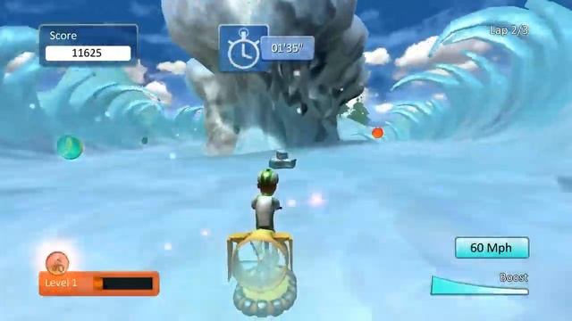 Cyberbike Cycling Sports 2 for PS3 gameplay footage - CycloGlider смотреть онлайн