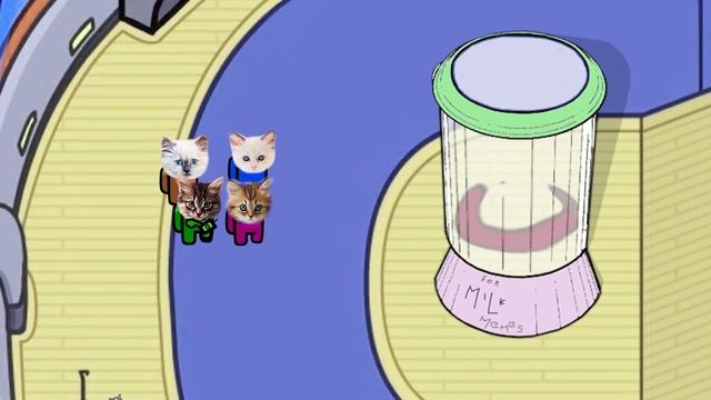 Cat in blender fake (funny video animation) + skibidi bop yes yes yes animation | Pushcats смотреть онлайн