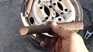 Печь под казан из колёсных дисков