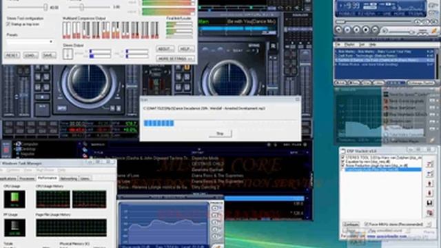 core 2 duo + winamp + Virtual dj mp3 scan + screenshot vid recorder смотреть онлайн