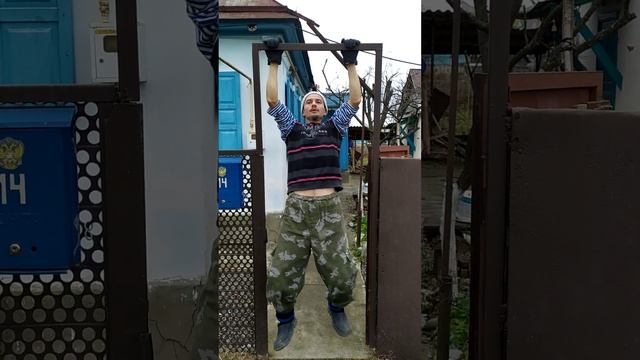 #ФК50плюс. Подтягивание с отягощением +2 кг.- 17 раз. смотреть онлайн