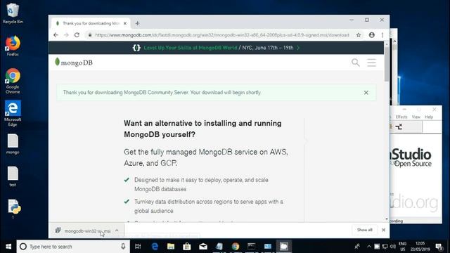 Python idle Installation in windows and configuring numpy,pandas and mongo DB смотреть онлайн