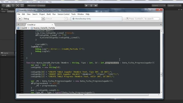 Utilizar SQLite con Unity Parte 2 смотреть онлайн