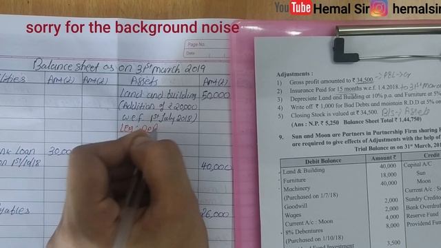 Partnership Final Accounts || Practical Problems Q.8 || Page No. 60 | Chapter - 1 | Class 12th | смотреть онлайн
