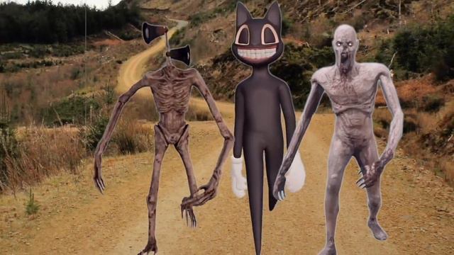 Сиреноголовый, Скромник, Картун Кет. siren head Rip, cartoon cat, siren head,  scp096 modest смотреть онлайн
