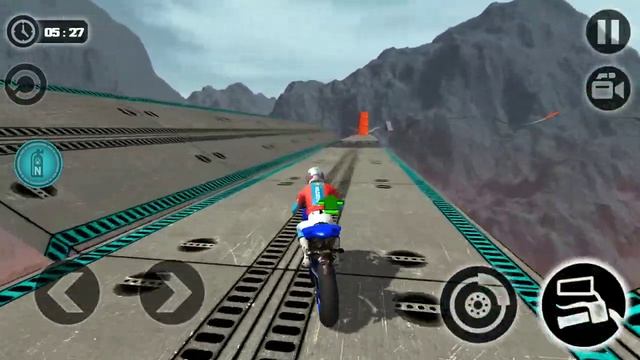 Impossible Motor Bike Tracks - 3D Motorcycle Racing Games - Android Gameplays #24 смотреть онлайн