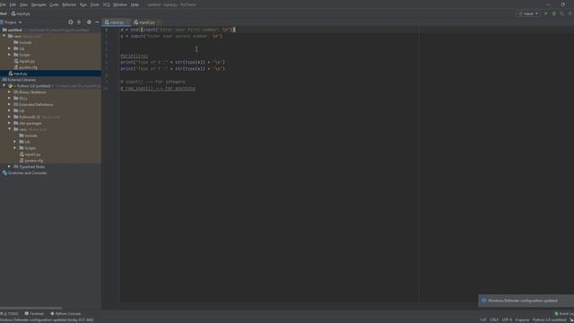 How To Get User Input In Python | Combined With eval() Function смотреть онлайн