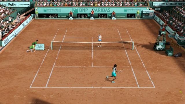 GRAND SLAM TENNIS 2 SERENA WILLIAMS V CHRIS EVERT XBOX 360 (FRENCH OPEN) смотреть онлайн