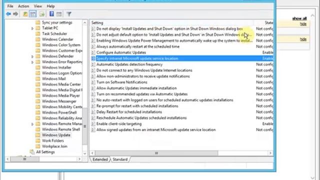 WSUS Group Policy Configuration смотреть онлайн