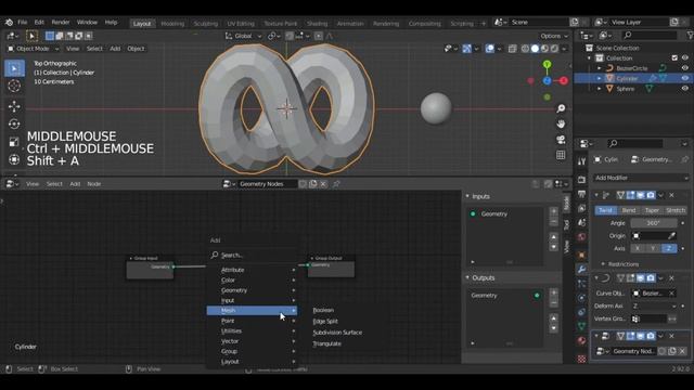 Satisfying Infinity Loop in Blender 2.9 смотреть онлайн