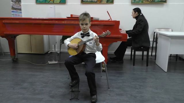 Кемайкин Андрей, 8 лет. 1. Н. Будашкин, Кадриль. 2. С. Федоров, РНП Как у наших у ворот смотреть онлайн