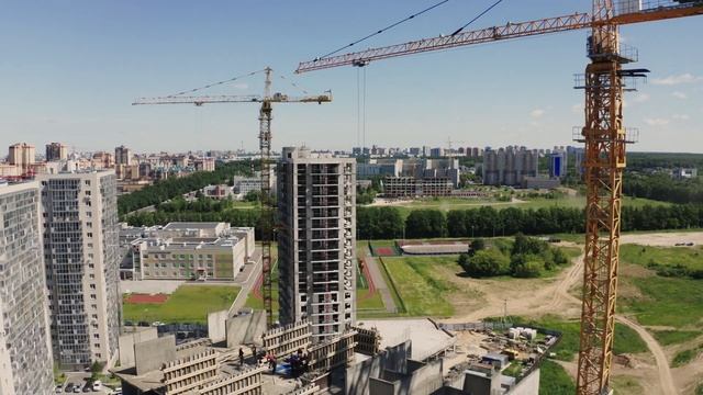 Ход строительства ЖК "Сказочный лес" 30.06.2020 смотреть онлайн