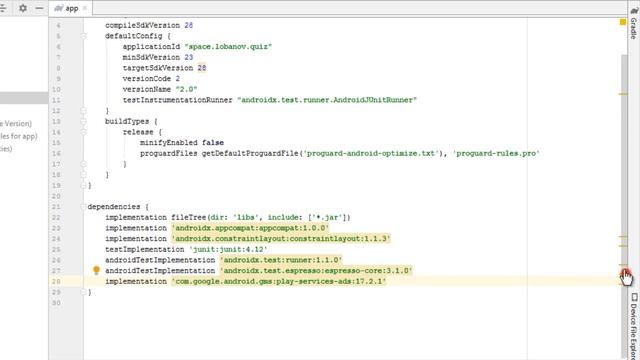 Android Studio создание игры 63: Migrate to AndroidX API 29 Android Studio. смотреть онлайн