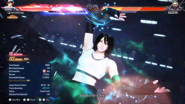 Tekken 8 Asuka, easy 142 damage rage combo смотреть онлайн