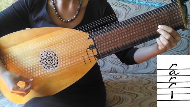 Исполнение украшений из книги "Liure de Tablature des Pieces de Luth. De Mr. Gaultier ... смотреть онлайн